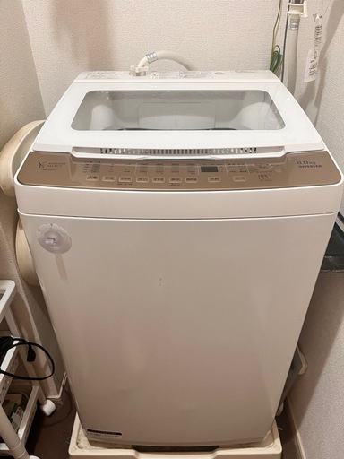 ヤマダセレクト洗濯機8kg2022年製