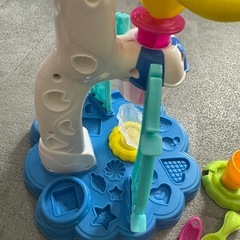 粘土遊び　お話し中の画像