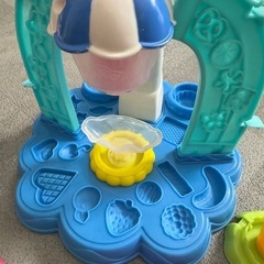 粘土遊び　お話し中の画像