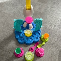 粘土遊び　お話し中の画像