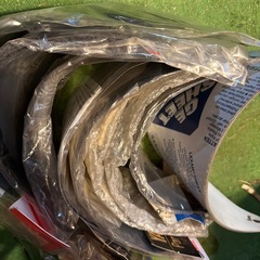 バイクヘルメットのシールドセット売り！の画像