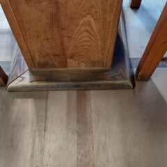 木製テーブル・木製チェア2脚   一組セットの画像