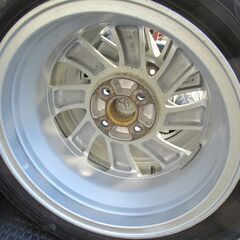 溝ありタイヤ付★トヨタ bB 純正15インチアルミ４本セットの画像