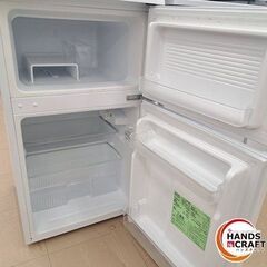 ✨アイリスオーヤマ　中古　IRSD-9B-W　冷凍冷蔵庫　９０ℓ　2021年式　1ヶ月保証　※汚れ有り✨うるま市田場✨の画像