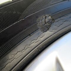 溝ありタイヤ付★トヨタ bB 純正15インチアルミ４本セットの画像