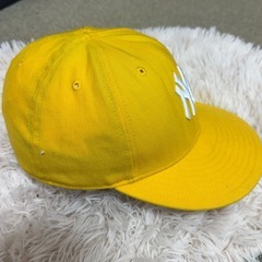 【未使用に近い】NY キャップ💛黄色の画像