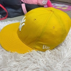 【未使用に近い】NY キャップ💛黄色の画像