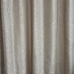 カーテン　アイボリー　100✖️200 2枚　の画像