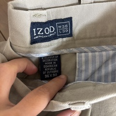 IZOD アメリカン チノパン 36×30の画像