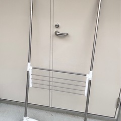 ステンレス I型物干し  キャスター付きの画像