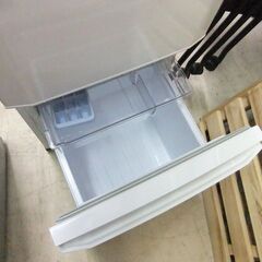 三菱 2ドア冷蔵庫 146L 2017年製 MITSUBISHI MR-P15EC-KW 100Lクラス ホワイト ミツビシ 札幌市厚別区 厚別店の画像