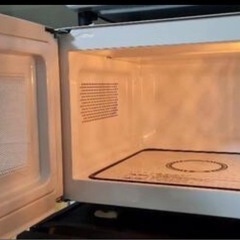 本日、値下げしました。白い電子レンジの画像