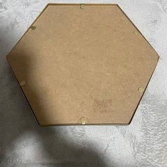 【完売品】salut! サリュ 壁掛け鏡 ヘキサゴンウォールミラーの画像