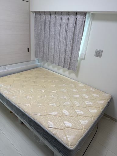美品 ダブルサイズ ポケットコイルマットレス bed＆mattress 販売 引取