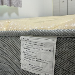 美品 ダブルサイズ ポケットコイルマットレス bed＆mattress 引取限定の画像