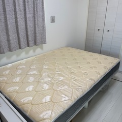 美品 ダブルサイズ ポケットコイルマットレス bed＆mattress 引取限定の画像