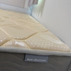 美品 ダブルサイズ ポケットコイルマットレス bed＆mattress 引取限定の画像