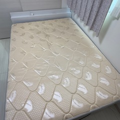 美品 ダブルサイズ ポケットコイルマットレス bed＆mattress 引取限定の画像