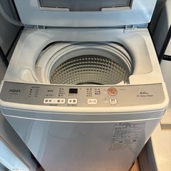 AQUA 洗濯機 6kg 2023年式の画像