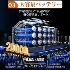 【新品未使用】ワイヤレス　チェンソー　電動ノコギリの画像