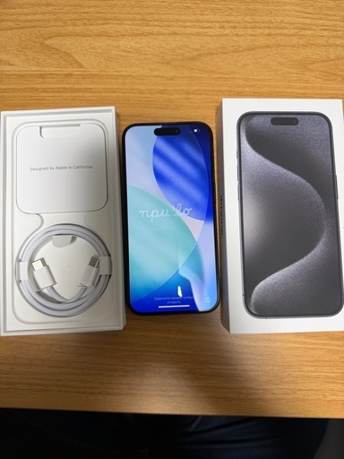 【超美品/AppleCare】iPhone 15 Pro 128GB ブラック
