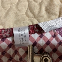 ☺️ワイドW   敷パッド 150✖️208cm 白や紫のタイル柄の画像