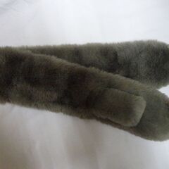 ( E-114 )ティペット ３つまとめて セット まとめ売り ブラウン ベージュ グレー フェイクファー マフラー 中古の画像