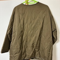 JaVa キルティングジャケット オリーブの画像