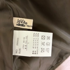 JaVa キルティングジャケット オリーブの画像