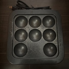 たこ焼き器　500w 8穴　1人用　中古品の画像