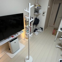 山崎実業(Yamazaki) ポールハンガー ブランチ ホワイト
の画像