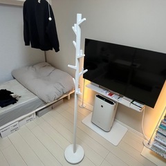 山崎実業(Yamazaki) ポールハンガー ブランチ ホワイト
の画像