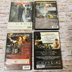 【DVD・４本・まとめ売り】昭和・平成　1981〜2005 アメリカ映画の画像