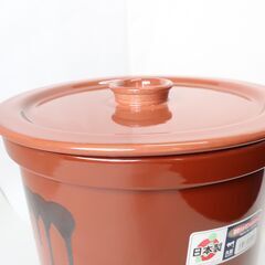 お引取り限定！！　（訳あり）久松味噌壺(箱なし）　9L　　　　　の画像