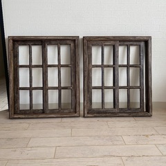 DIY 飾り窓　壁掛けの画像