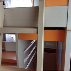 デスク付きロフトベットの画像