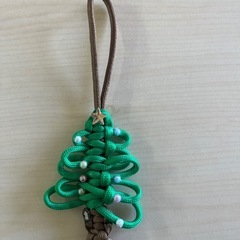 パラコード　クリスマスツリー　リース
の画像