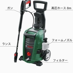 ボッシュ　高圧洗浄機　ケルヒャー　スチームの画像