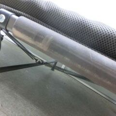 折りたたみベッド リクライニング マット幅93cm シングル メッシュ生地 ブラウン 折り畳み 折畳 シングルベッド 札幌市 西野店の画像