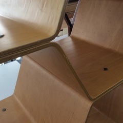 【デザインがおしゃれ】キャビネット ハニカムシェルフ サイドボード オープンシェルフ ：ナチュラルの画像