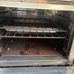 ■商品名 マルゼン オーブン付きガスコンロ RGR-0963D LPガス 2022年 ３口コンロ ガスレンジ プロパンガス 動作問題なし■の画像