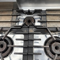 ■商品名 マルゼン オーブン付きガスコンロ RGR-0963D LPガス 2022年 ３口コンロ ガスレンジ プロパンガス 動作問題なし■の画像