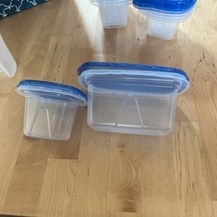 ジップロックとサラダケースの画像