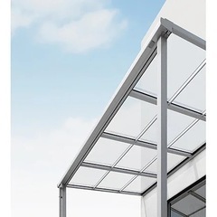 テラス屋根　洗濯物干し　LIXIL スピーネF型　外構　新築　リフォーム　EXたくみ　　施工費税込み　松山市の画像