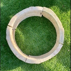 円型花壇ブロックの画像