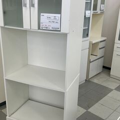 ★リユースのサカイ千葉中央店★  食器棚 ホワイト H175×D38×W60 クリーニング済み TC5795の画像
