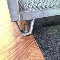  ◆屋外用ダストBOX◆ ゴミステーション ゴミ保管庫 メッシュゴミ収集庫 ステンレス扉 の画像