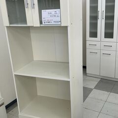 ★リユースのサカイ千葉中央店★  レンジ台 ホワイト H175×D38×W60 クリーニング済み TC5796の画像