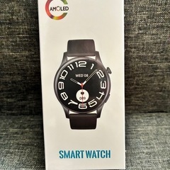 スマートウォッチ 2025新登場 丸型 1.43インチ AMOLED 高精細画面 2種バンド付き 通話機能付き LINE メッセージ通知 100＋運動モード 運動記録 歩数計 活動量計 日本語説明書 IP67防水 腕時計 音楽制御 遠隔撮影 メンズ レディース プレゼント Rmana スマートウォッチ アンドロイド対応 iphone対応 TELEC認証取得済 (黒+ブラック)の画像