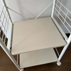 ニトリ キッチンラック 白の画像